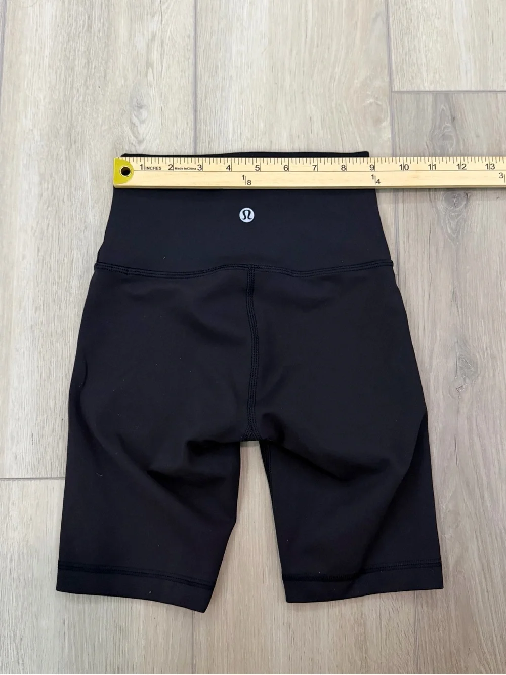 lululemon athletica Women's Black High-Rise Bike Shorts